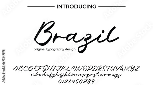 Brazil - Elegant Script Font for Smooth Handwritten Design and Creative Typography