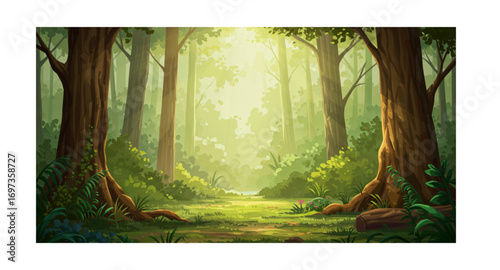 Beautiful forest view