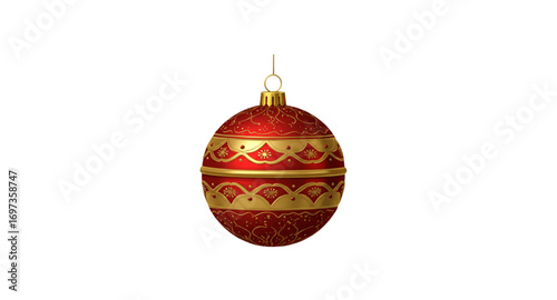 Red Christmas balls