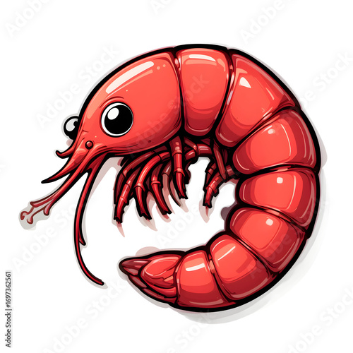Curved Red Shrimp