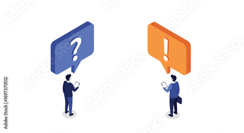 Two people discussing ideas and solving problems through communication and problem solving