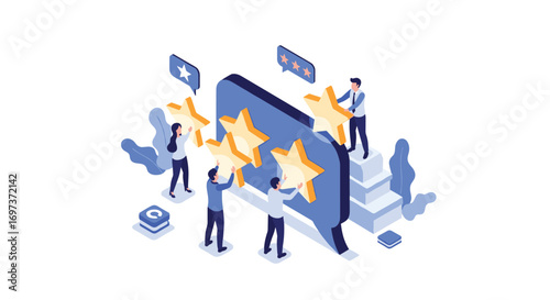 Illustrating customer satisfaction through online reviews and star ratings engagement