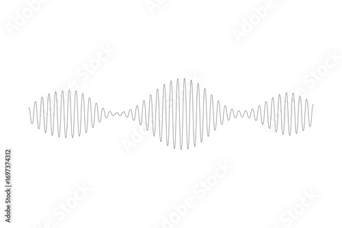 sound icon set. digital recorder voice audio wave vector symbol. soundwave frequency icon in black and white color. Sound waves, Equalizer, Audio waves, Radio signal, Music.