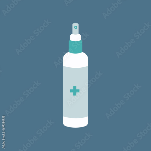 Disinfectant Spray Vector Illustration