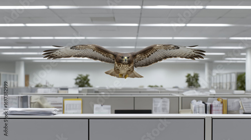 Hawk displaying informal power and workplace influence
