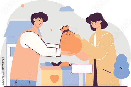 Volunteering and Donation Giving Back to the Community