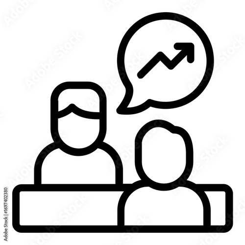 job interview icon line