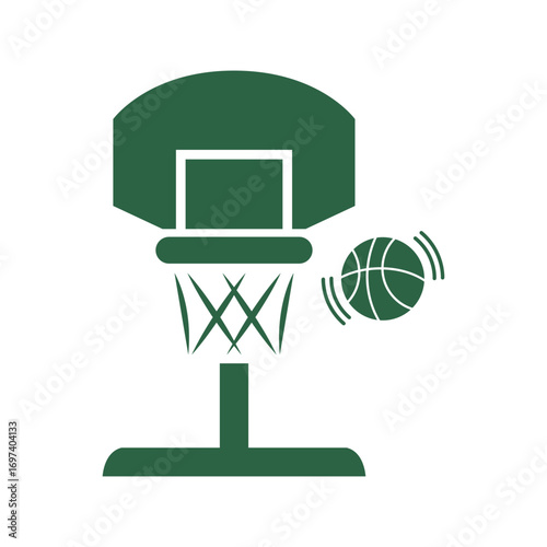 Basic basketball training icon