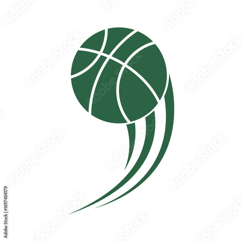 Basic basketball training icon