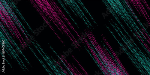 Car sticker wrap banner abstract sporty lines pink blue greenish grunge color combination brush storm thunder