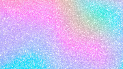 Abstract holographic rainbow foil iridescent glitter sparkle texture background