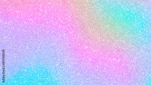 Abstract holographic rainbow foil iridescent glitter sparkle texture background
