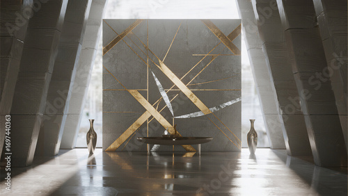 Grand and imposing reception area