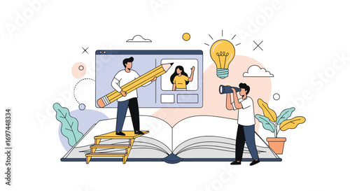 Creative education digital learning content creation storytelling and innovation
