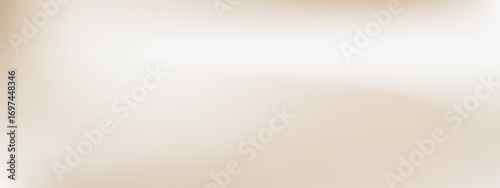 Elegant pearl vector banner with nacreous texture. Minimalistic smooth pale sandy gradient in ecru and neutral tones.