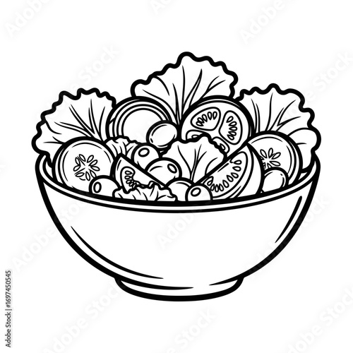 bowl of fresh salad