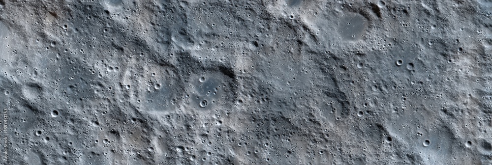 Naklejka premium Premium High-Quality Lunar Surface Crater View for Space Geology and Asteroid Mining Research Modern Tech Content for Scientific Marketing Campaigns