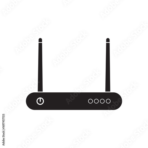 Wifi Router icon logo vector