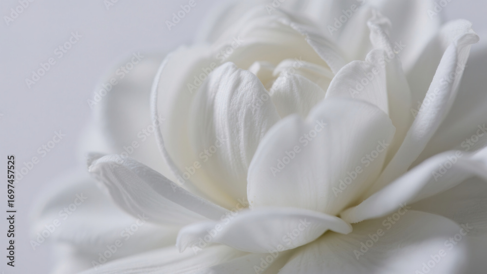 Obraz premium white tulip flower