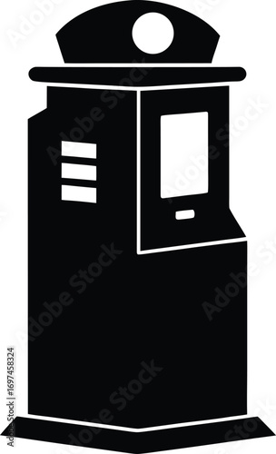 Vector parking meter icon