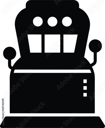 Slot machine icon vector