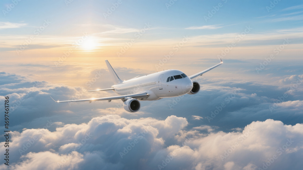 Fototapeta premium airplane in the sky