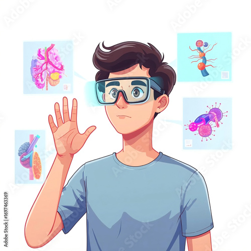 man with glasses