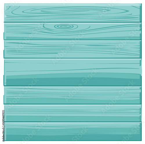 Aquamarine Wood Planks Background Textures Vector Design Horizontal Timber Paneling Backdrop