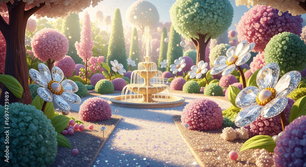 Fototapeta premium flowers in the park