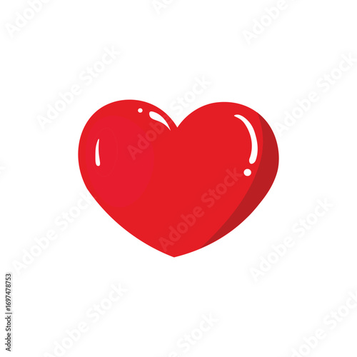 World hearth Day Single Icon Vector Heart Illustration 1