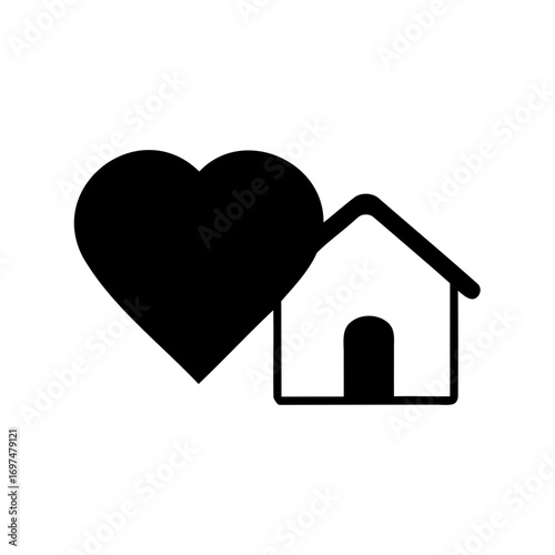 Symbolizing the Comfort and Security of Home with Love and Affection