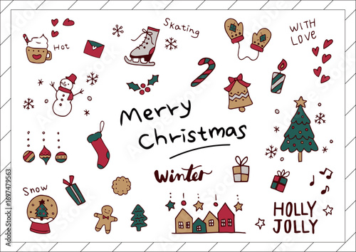 クリスマスアナログ素材集