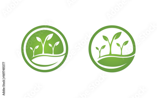 Tree leaf ecology nature  Healthy vegan concept element v4.63
