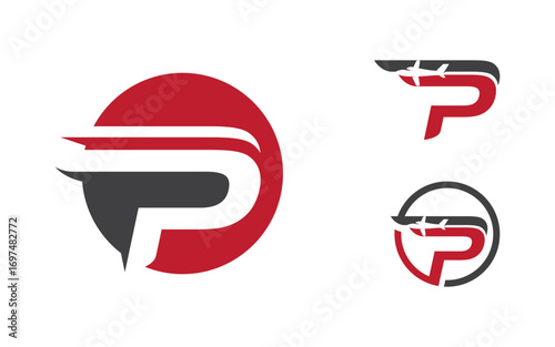Faster plane icon travel Logo Vector design illustration v4.5
