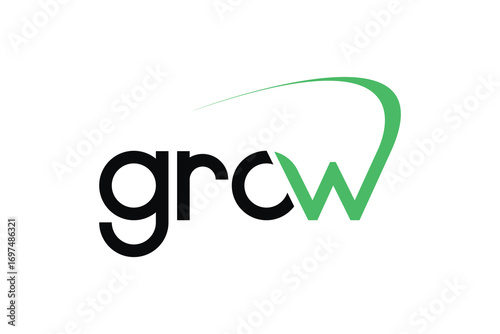 grow logo vector design