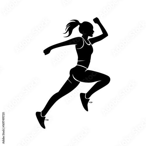 Man Running Fast
