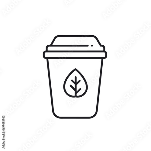 Eco-friendly Coffee Cup Icon