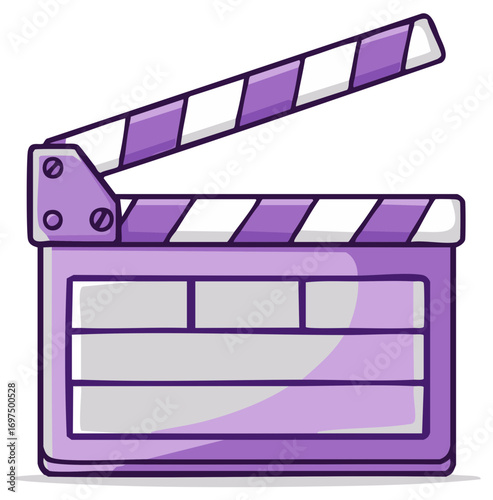 Illustrated Film Slate, Movie Production Board