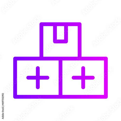 boxes gradient icon