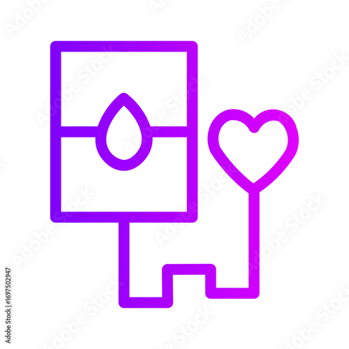donation gradient icon