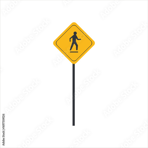 Free Download Road Sign Vector Flat Illustration - GFXLoad