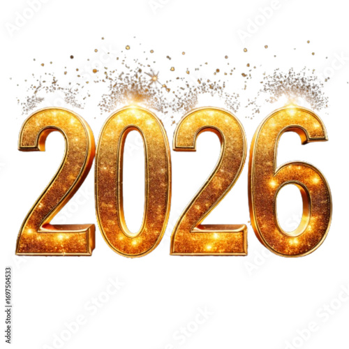  Festive Sparkling Gold Text