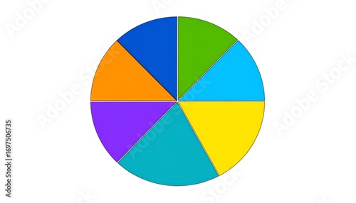Colorful pie chart Free Download Colorful pie chart - GFXLoad