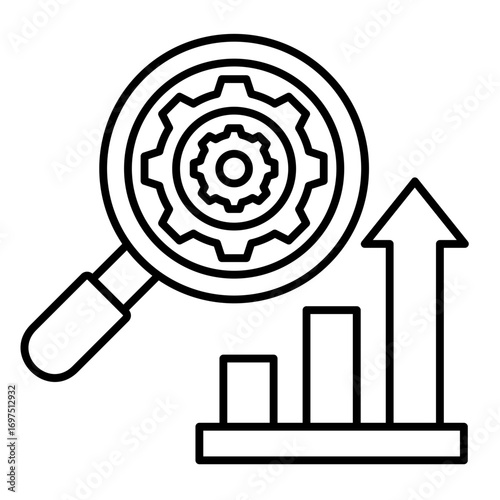 Analysis  Icon Element For Design