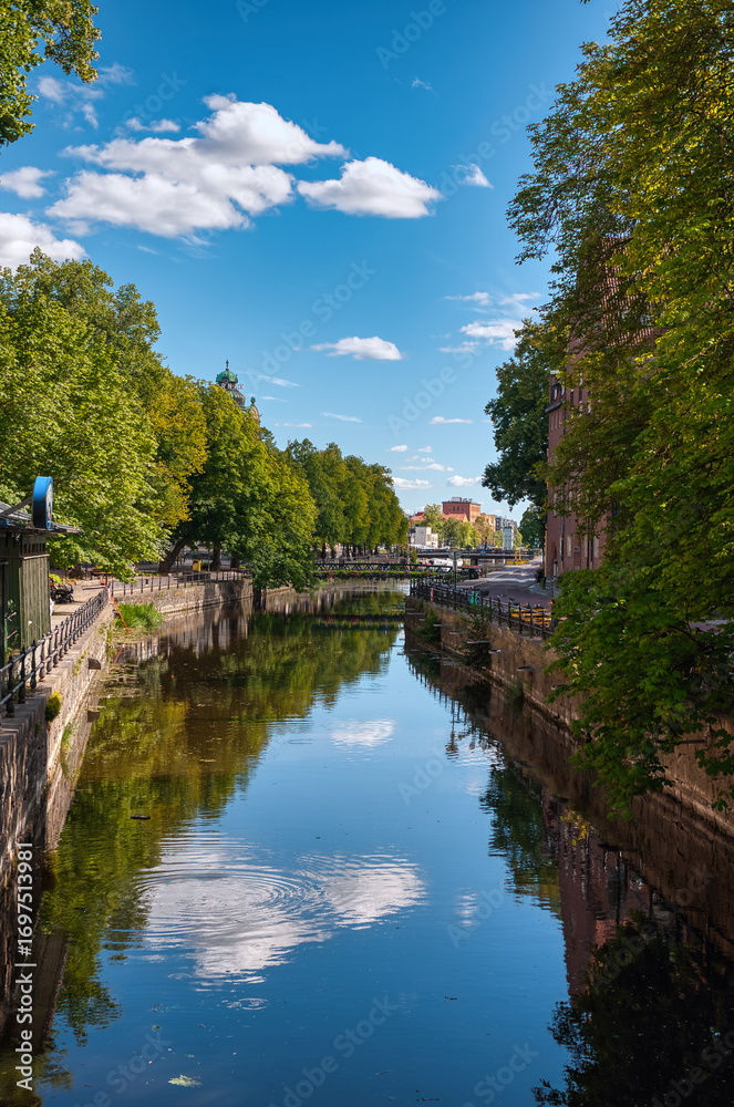 Fototapeta premium Uppsala is a city near Stockholm, Sweden, famous for Uppsala University