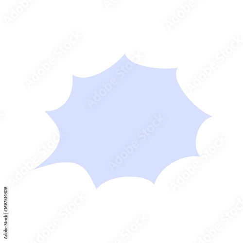 Blue Comic Bubble