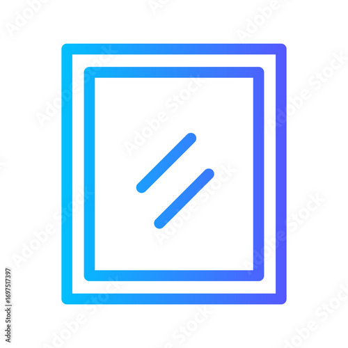 mirror gradient icon