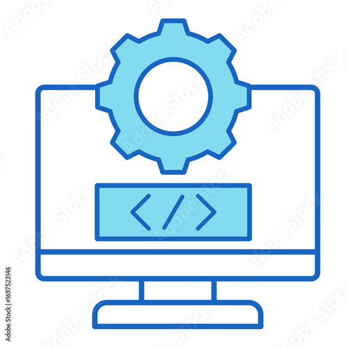 Coding  Icon Element For Design