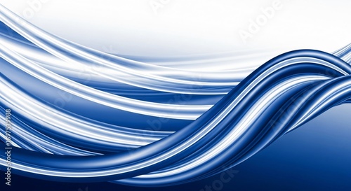 Elegant Blue Waves Background for Modern Graphic Design Projects