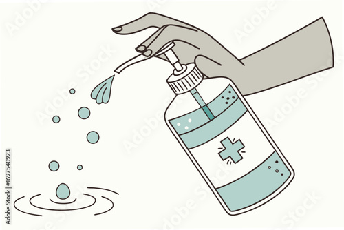 bottle of water